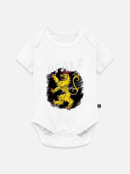 Pfalz - Baby Premium Kurzarmbody - Weiß