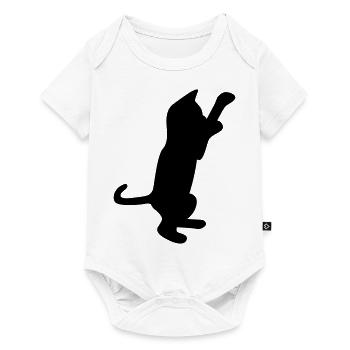 cat kitten - Body à manches courtes Premium Bébé - blanc - Devant