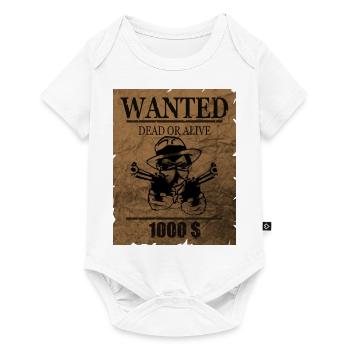 wanted - Baby Premium short-sleeve bodysuit - white - Front