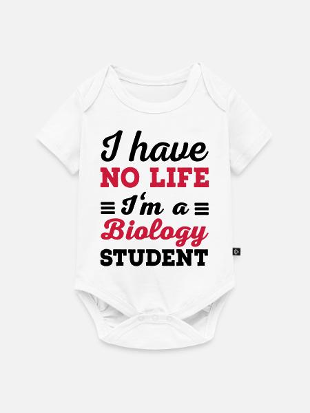 Biology students - Baby Premium short-sleeve bodysuit - white