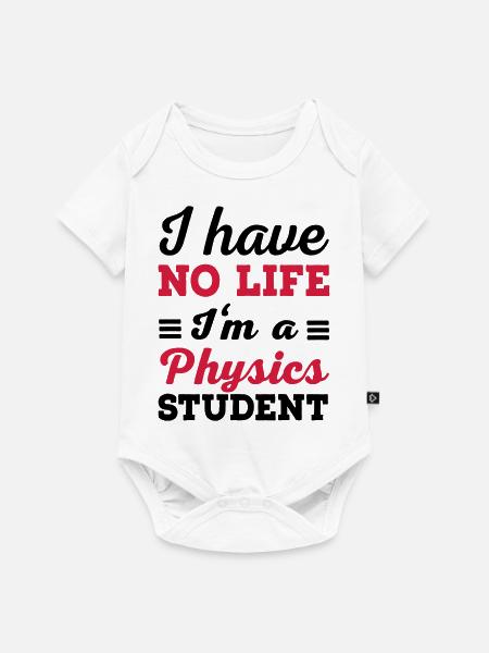 physics - Baby Premium short-sleeve bodysuit - white