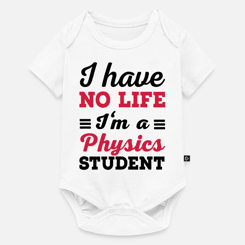 physics - Baby Premium short-sleeve bodysuit - white