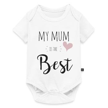My mum is the best - Baby Premium short-sleeve bodysuit - white - Front