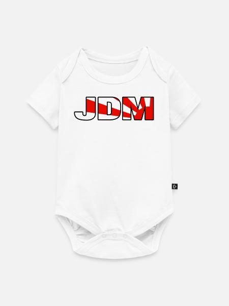 JDM - Baby Premium Kurzarmbody - Weiß