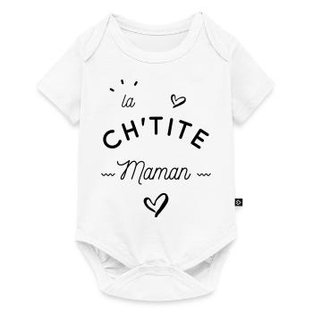 La ch'tite maman - Body à manches courtes Premium Bébé - blanc - Devant