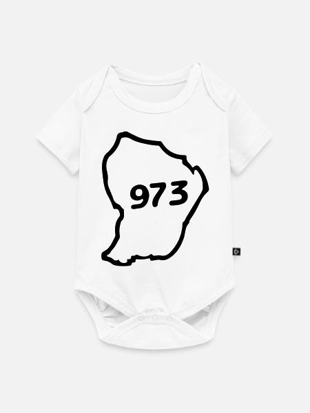 guyana - Baby Premium Kurzarmbody - Weiß