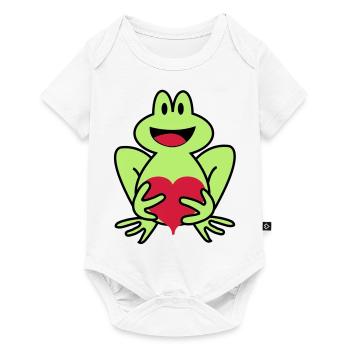 frog - Baby Premium short-sleeve bodysuit - white - Front