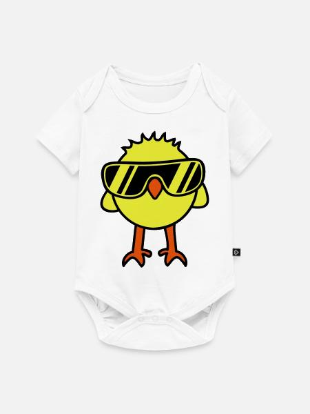 Cool Chick - Baby Premium Kurzarmbody - Weiß