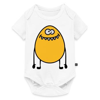 Egg Monster - Body à manches courtes Premium Bébé - blanc - Devant
