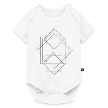 Geometry Architect Abstract Gift - Baby Premium short-sleeve bodysuit - white - Front