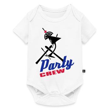 apres_ski_party_crew_3c - Baby Premium Kurzarmbody - Weiß - Vorne