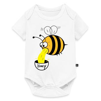 making of honey - bee :-) - Baby Premium short-sleeve bodysuit - white - Front