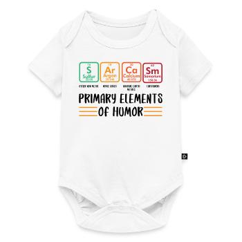 Primary Elements Of Humor - Baby Premium short-sleeve bodysuit - white - Front