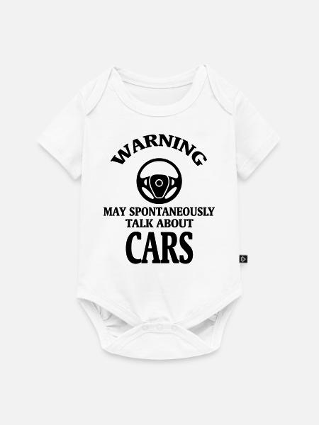 Car Auto - Baby Premium Kurzarmbody - Weiß
