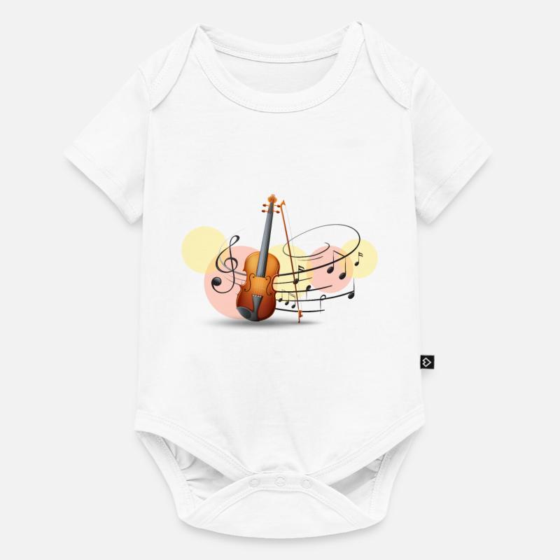 Violoncelle - Body à manches courtes Premium Bébé - blanc