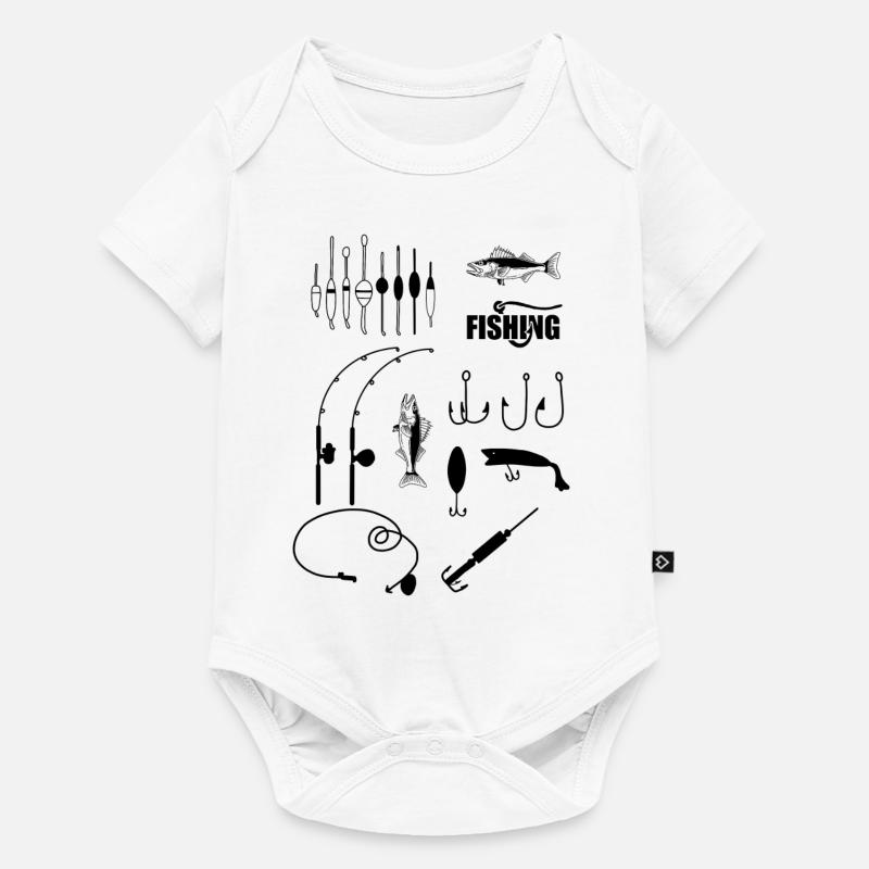 Pêche pêche pêche - Body à manches courtes Premium Bébé - blanc