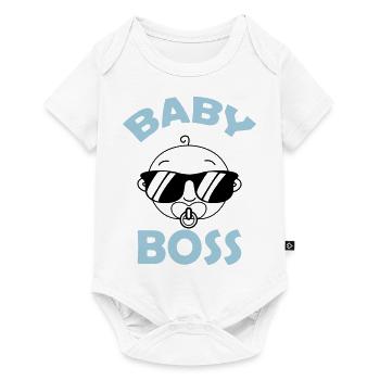 bébé boss - Body à manches courtes Premium Bébé - blanc - Devant