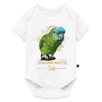 Amazone à front bleu - Body à manches courtes Premium Bébé - blanc - Devant
