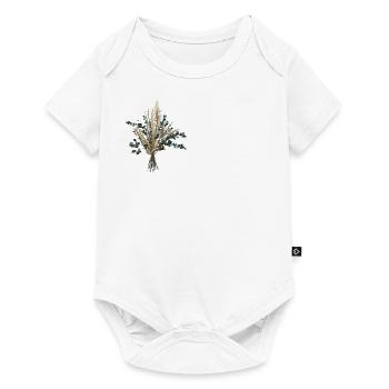 Flower bouquet - Baby Premium short-sleeve bodysuit - white - Front