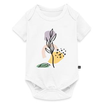 Nature Color Plant - Body à manches courtes Premium Bébé - blanc - Devant