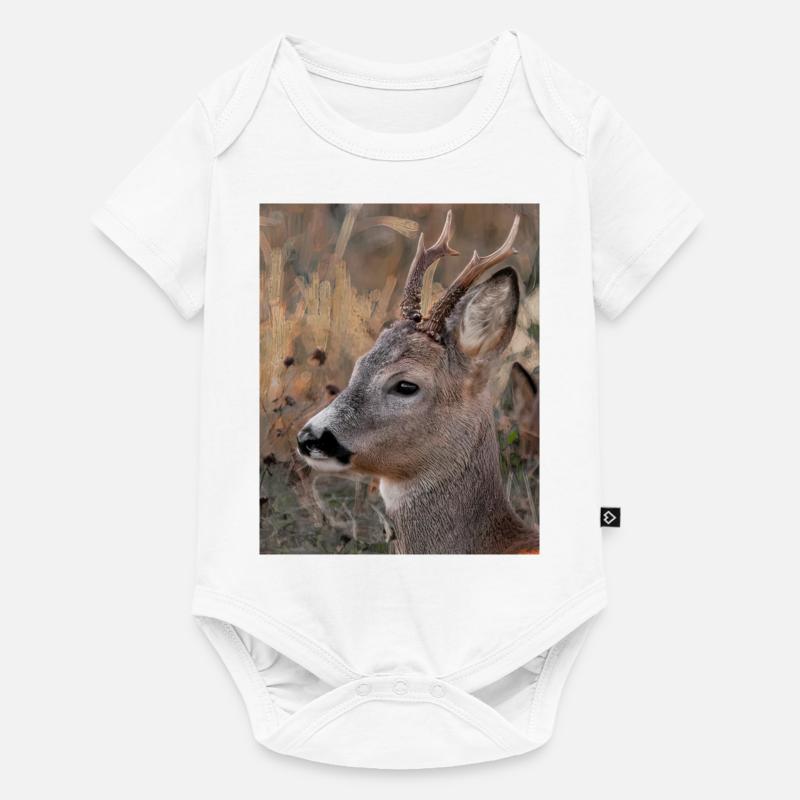 Animaux bruts - Body à manches courtes Premium Bébé - blanc