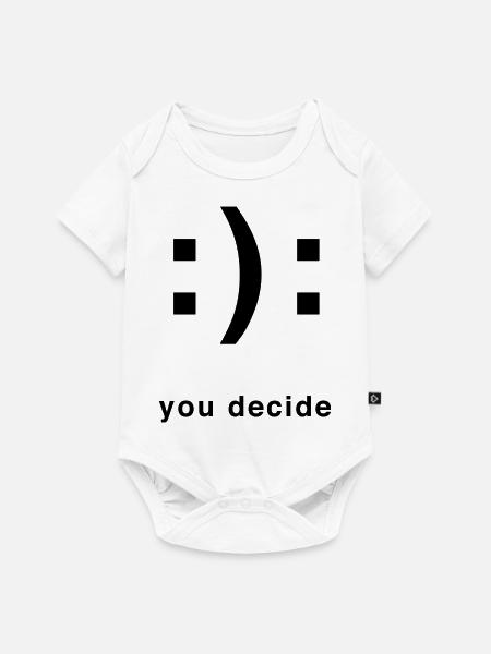 you decide - Baby Premium Kurzarmbody - Weiß