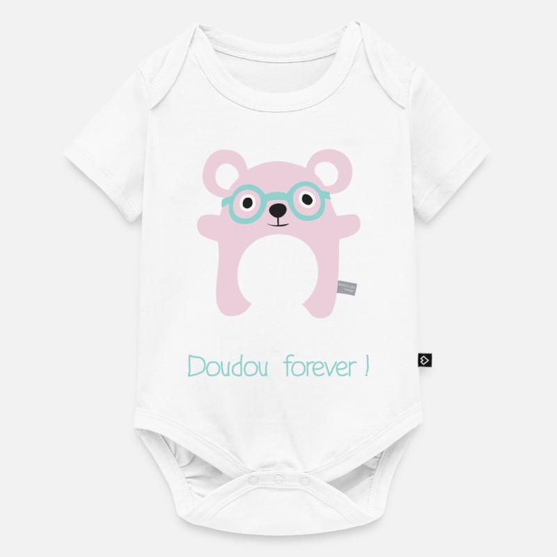 Doudou forever - Body à manches courtes Premium Bébé - blanc