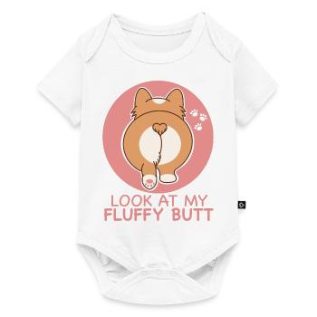 Corgi butt - Body à manches courtes Premium Bébé - blanc - Devant