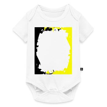 colored noise frame - Baby Premium short-sleeve bodysuit - white - Front