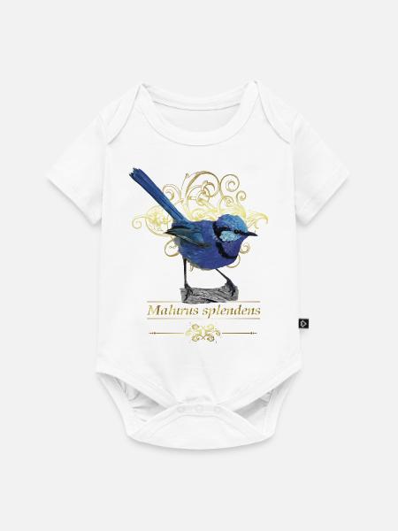 Herrlicher Maluro - Baby Premium Kurzarmbody - Weiß