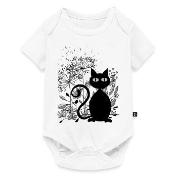 Cat - Baby Premium short-sleeve bodysuit - white - Front