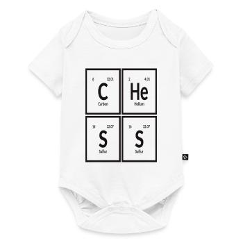 | d’échecs Tableau périodique des éléments - Body à manches courtes Premium Bébé - blanc - Devant