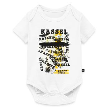 Kassel Deutschland Stadt Skyline Heimat Liebe - Baby Premium Kurzarmbody - Weiß - Vorne