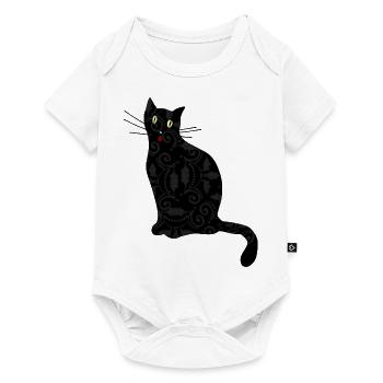 Cat - Baby Premium short-sleeve bodysuit - white - Front