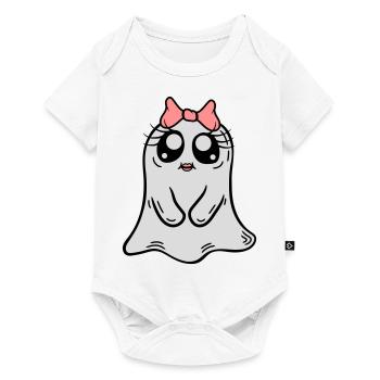 Little sweet ghost girl - Baby Premium short-sleeve bodysuit - white - Front
