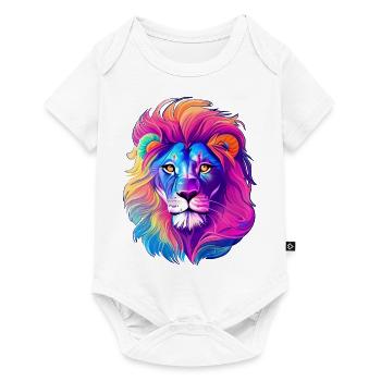 Lion - Baby Premium short-sleeve bodysuit - white - Front