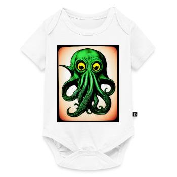 Octopus #001 - Baby Premium Kurzarmbody - Weiß - Vorne