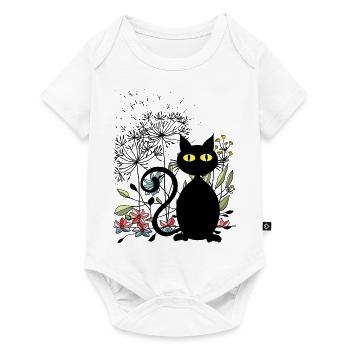 Cat - Baby Premium short-sleeve bodysuit - white - Front