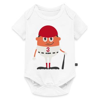 Ballsport - Baby Premium Kurzarmbody - Weiß - Vorne