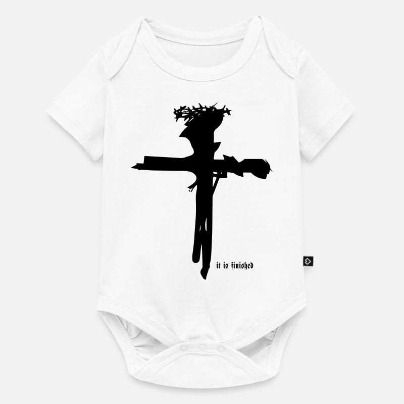 Croix de Jésus - Body à manches courtes Premium Bébé - blanc