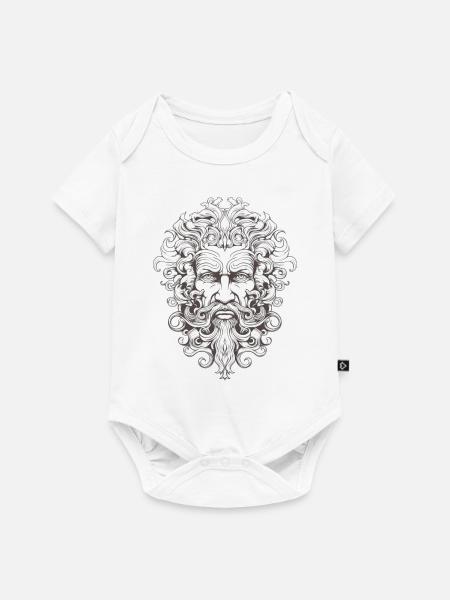 Griechischer Gott - Baby Premium Kurzarmbody - Weiß