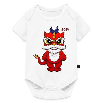 Nouvel An chinois Dragon Vietnam I Cadeau - Body à manches courtes Premium Bébé - blanc - Devant