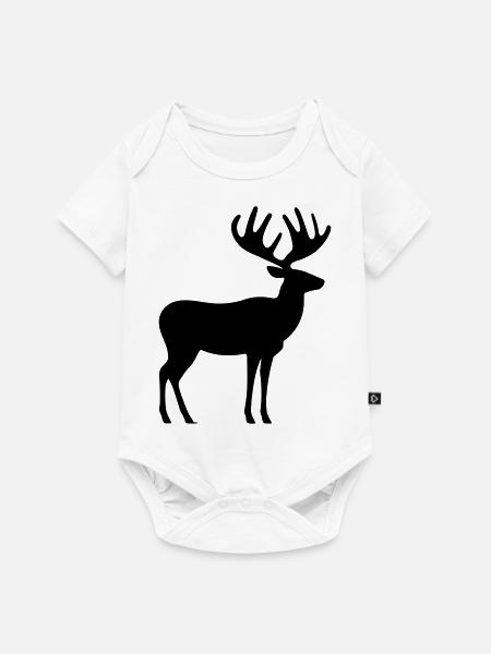 Karibu - Baby Premium Kurzarmbody - Weiß