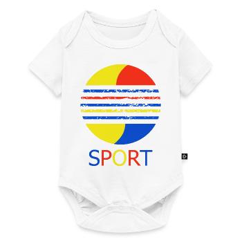 sport - Body à manches courtes Premium Bébé - blanc - Devant