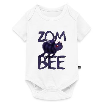 ZomBee Abeille Zombie - Body à manches courtes Premium Bébé - blanc - Devant