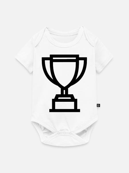 Trophäe - Baby Premium Kurzarmbody - Weiß