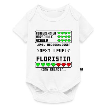 Floristin Ausbildung Beginn für Baby Azubine - Baby Premium Kurzarmbody - Weiß - Vorne