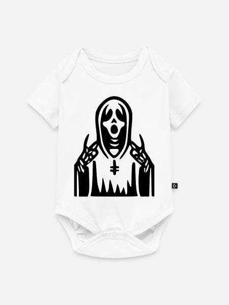 Schrei-Priester - Baby Premium Kurzarmbody - Weiß