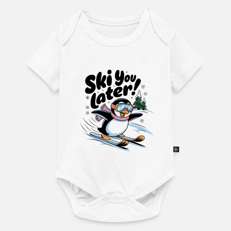 Skiez vous plus tard - Body à manches courtes Premium Bébé - blanc