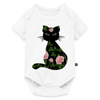Cat - Baby Premium short-sleeve bodysuit - white - Front